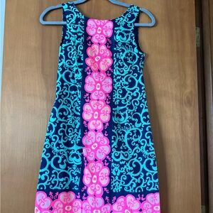 Lilly Pulitzer Navy and pink Shift dress